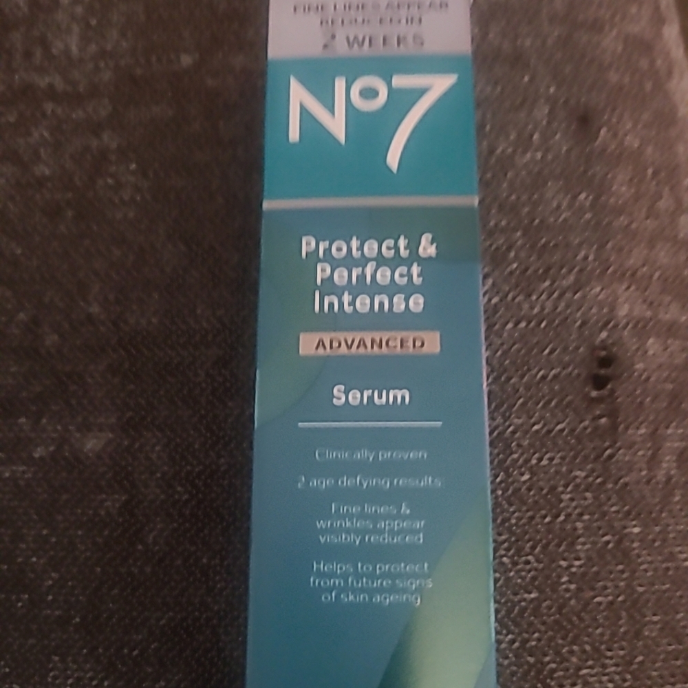 No7 PROTECT PERFECT INTENSE ADVANCED SERUM WRINKLE REDUCER 1OZ DAY NIGHT TREATME